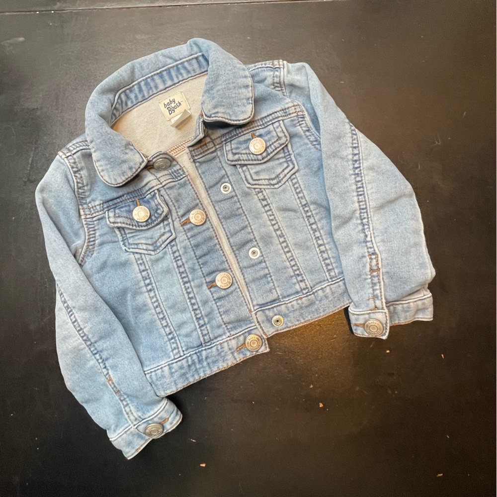 Baby B'gosh light wash denim jacket.